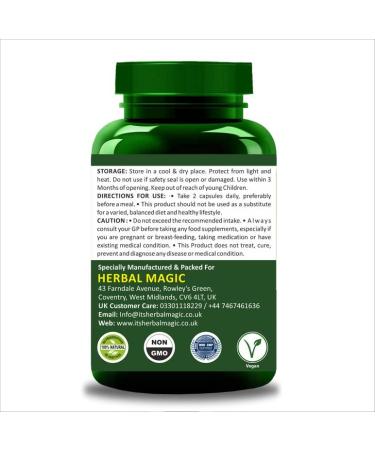 Pure & Natural Triphala 60 Veg Capsules by Herbal Magic | Authentic Amla Haritaki Bibhitaki Formula | No Fillers & Preservatives - Buy Online on GoSupps.com