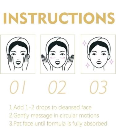  1/2/3Pcs Young Golden Refining Serum Hydrating Glowing Facial Serum for Senior Age Women Advanced Collagens AntiAgeing Serum Firms Skin for All Skin Types 30ml/1fl.oz (2Count (Pack of 2)) - Buy Online on GoSupps.com