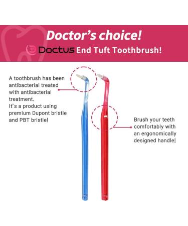 Buy DOCTUS End Tuft Toothbrush Dome Type - Best International Shipping | Oral Care Essentials - Buy Online on GoSupps.com
