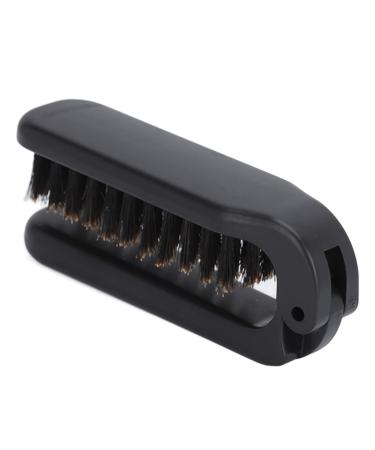 Folding Hair Brush Foldable Beard Brush Waterproof Grooming Cleaning Beard Black Beard Styling Comb for Men Household Outdoor Travel