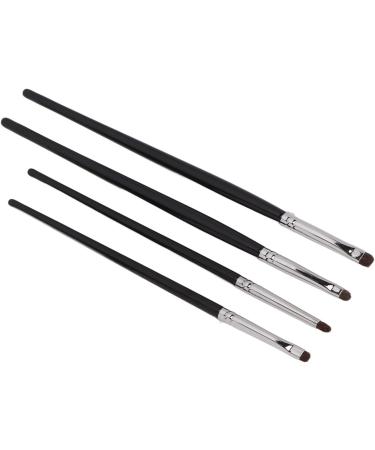 4pcs Eye Shadow Eyeline Brushes Soft Brush Comfortable Handle Hair Detail Makeup Brush Kit - Buy Online on GoSupps.com