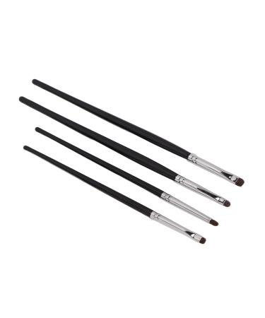 4pcs Eye Shadow Eyeline Brushes Soft Brush Comfortable Handle Hair Detail Makeup Brush Kit