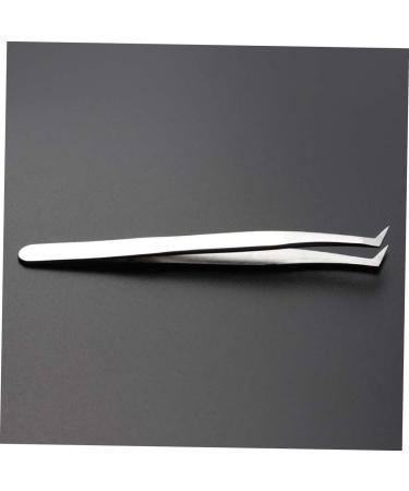 Frcolor 2pcs Curved Lipped Eyelash Extension Tweezers - Professional Angled Lash Curlers & Salon Accessories for Perfect Fake Eyelashes - Buy Online on GoSupps.com