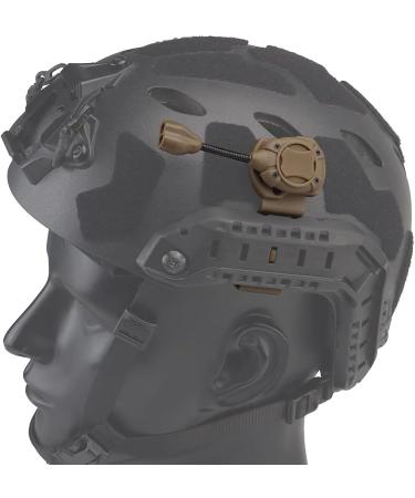Tactical Helmet Light - 3 Colors Signal Light Adapter for Ops Core & ARC Rail Helmet Lamp (Brown) - Best International Shipping - Buy Online on GoSupps.com