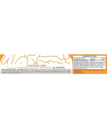 PrimaVie Shilajit Powder 30g - Purified Extract | Ayurveda Supplement for Mitochondrial Function & Endurance Boost | 1.05oz Pack - Buy Online on GoSupps.com