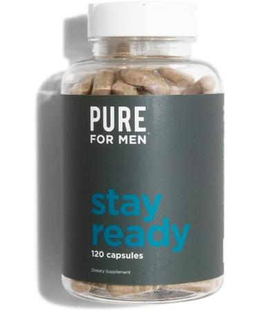 Pure for Men Stay Ready Fiber Supplement - 120 Capsules