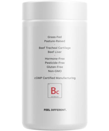 Codeage Grass Fed Beef Cartilage Supplement - Freeze Dried Non-Defatted Desiccated Beef Tracheal Bovine Cartilage & Liver Pills Pasture Raised Argentina Beef Vitamins - Non-GMO -180 Capsules - Buy Online on GoSupps.com