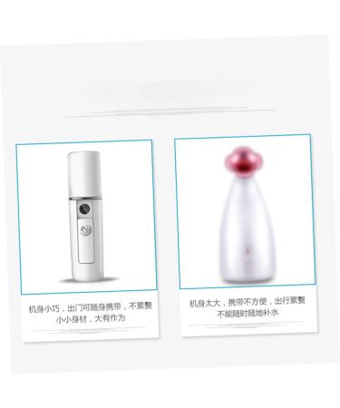 VINTORKY Mini Humidifier Portable Humidifiers Electric Face Mister Mini Facial Mister Air Humidifier White - Buy Online on GoSupps.com
