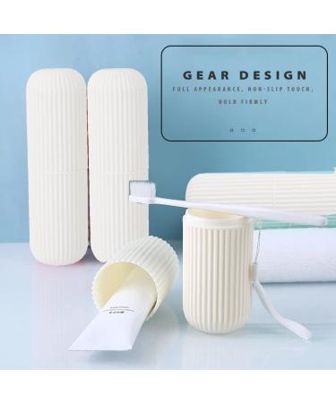 XINGSUI 4PCS Eco-Friendly Travel Toothbrush Case - Ideal for Hiking Camping & Business Trips - Buy Online on GoSupps.com