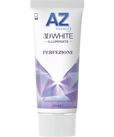 3x Dentifricio AZ 3D White Perfezione Toothpaste 50ml - Whitening Effect + Free Beni Culinari Keychain | International Shipping Available - Buy Online on GoSupps.com