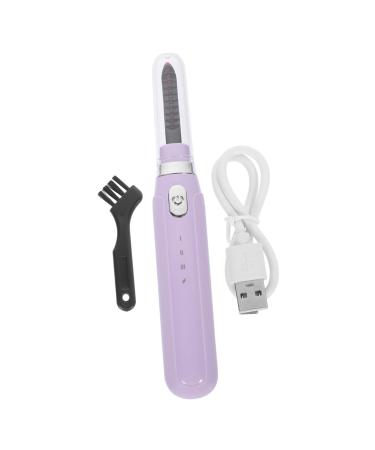 Healeved Electric Eyelash Curler Heater Heated Eyelash Curler Practical Lash Curler Handheld Lash Curler Makeup Tool Handheld Eyelash Curler Eyelash Accessory Caliper Household Abs Purple