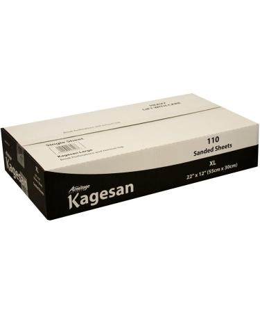 Kagesan Bulk Sanded Sheets White 22 X 12 (55 X 30cm) Pack of 110 x 2 Boxes - Buy Online on GoSupps.com