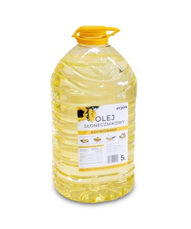 ERJOX Sunflower Oil Cooking Oil Pure Vegetable Oil 5L Canister