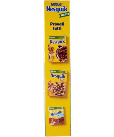  Italian Gourmet E.R. NESQUIK NESTL Nesquik Choco Waves 375 GR Set of 6 crispy chocolate muesli + Italian pulp Gourmet 400 g - Buy Online on GoSupps.com