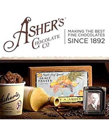 Asher's Chocolates  Chocolate Covered Grahams  Gourmet Sweet and Salty Candy  Individually Wrapped Snack  Family Owned Since 1892 (Dark Chocolate  18 Count) Dark Chocolate 1.02 Ounce (Pack of 18) - Buy Online on GoSupps.com