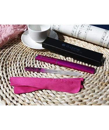 G.Liane Glass Nail Files Professional Crystal Nail File For Natural Nails Acrylic Nails Gels Nails Manicure Pedicure Tools For Home And Salon (Pink) - Buy Online on GoSupps.com