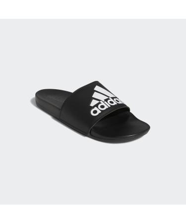 Buy adidas Unisex Adilette Comfort Slides - Core Black Ftwr White - Size 46 EU | International Shipping Available - Buy Online on GoSupps.com
