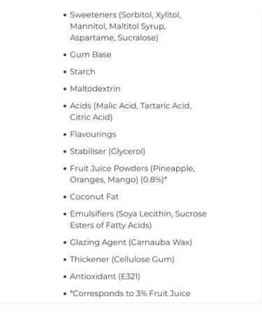 Mentos Sugar Free Chewing Gum Pure Fresh Tropical Bottle 40 Gum Pieces Per Bottle (Pack Of 8) + Complimentary Shopping List - Buy Online on GoSupps.com