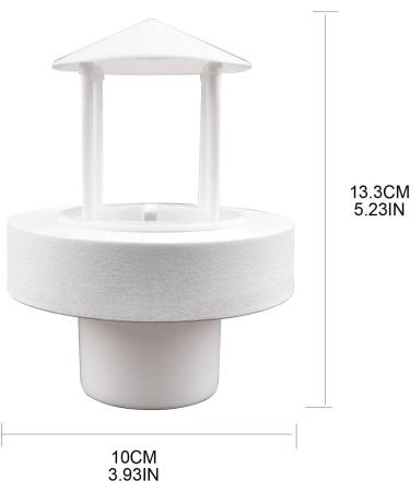 mayDONG Floating Mist Dispenser Ultrasonic Humidifier GeneratorsNebulizer Water Fountain Mist Maker For Mini Pool Pond FishTanks White - Buy Online on GoSupps.com