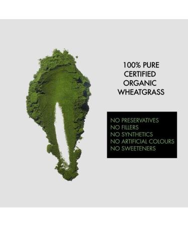 KIKI Health Organic Wheatgrass Juice Powder 100g - High Chlorophyll & Vitamin Content for Immune System, Vision & Skin - Non-GMO & Gluten Free - Buy Online on GoSupps.com