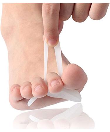 PediMend Silicone Gel Toe Straightener (2 Pairs) - Toe Separators for Hammer Toes & Claw Toe Correction - Reduce Discomfort - Foot Care for Men & Women - Buy Online on GoSupps.com