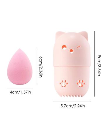 6-Part Sonku Beauty Blender Sponge Set | Makeup Sponge for Primer Concealer Powder & Cream | Includes Sponge Mixer Container - Buy Online on GoSupps.com