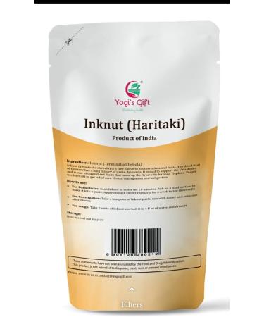 Organic Haritaki Inknut for Dark Circles - 8oz (227g) | 100% Naturally Dried Terminalia Chebula Herb by Yogi's Gift - Buy Online on GoSupps.com