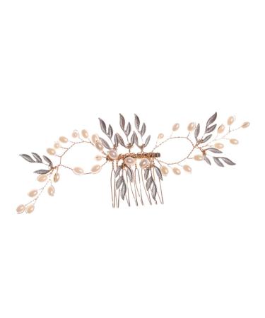 FRCOLOR Pearl Tiara Pearl Headpiece