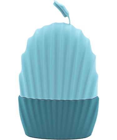 Fovolat Silicone Ice Roller - Shells Shape Ice Facial Cube Face Ice Roller Reusable Cube Ice Roller for Face Eye for Skin Care Tools Blue - Buy Online on GoSupps.com