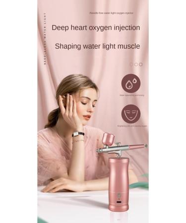 Dewedrt Handheld Airbrush Rechargeable Airbrush Compressor Airbrush Set for Nail Art Barber Makeup Painting Pink - Buy Online on GoSupps.com