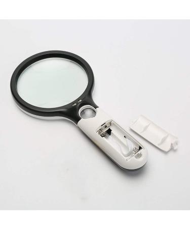 HD Magnifying Glass with Light 20 Times Handheld High Magnification Magnifier - Buy Online on GoSupps.com