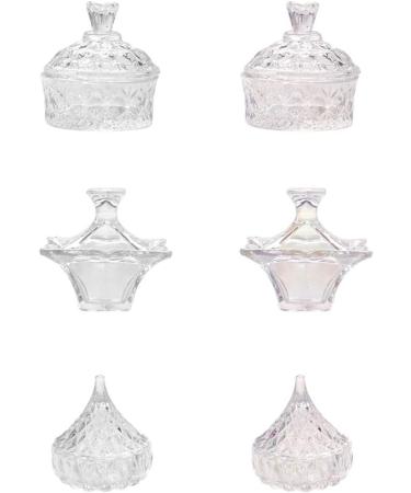 Dappen Dish Cups for Nail Art Acrylic Liquid Cup Crystal Clear Glass Bowl Style1 dappen dish for acrylic - Buy Online on GoSupps.com