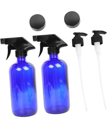 HAPINARY 1 Set Refillble Bottle Clear Spray Bottle Refillable Spray Bottle Glass Spray Bottle Ml Spray Bottle Cleaning Solution Bottle Refillable Water Sprayer Cap Cosmetic Press The Pump 21x7cm Blue - Buy Online on GoSupps.com