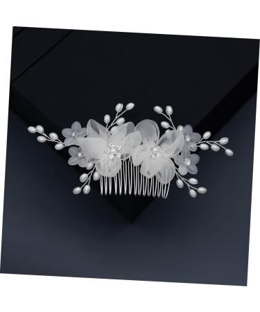 FOMIYES 1 Set Comb Plate Hairpin Wedding Hair Side Comb Bride Hair Comb Flower Hair Comb Flower Side Combs Rhinestone Hair Comb Wedding Headpiece for Bride Bun Hairpin Mosaic Fabric Manual - Buy Online on GoSupps.com