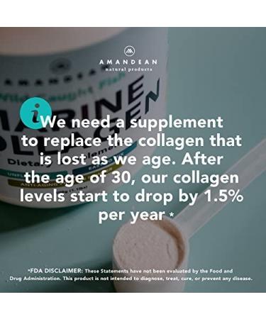 Premium Anti-Aging Marine Collagen Powder 17.6 Oz | Wild-Caught Hydrolyzed Fish Collagen Peptides | Type 1 & 3 Protein Supplement for Skin, Hair, Nails | Amino Acids | Paleo Friendly - Buy Online on GoSupps.com