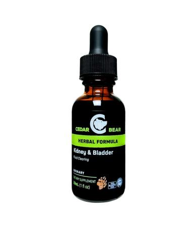 Cedar Bear Kidney & Bladder Blend a Liquid Herbal Supplement That Soothes Tonifies and Supports Proper Fluid Dynamics for The Bladder and Urinary System 1 Fl Oz