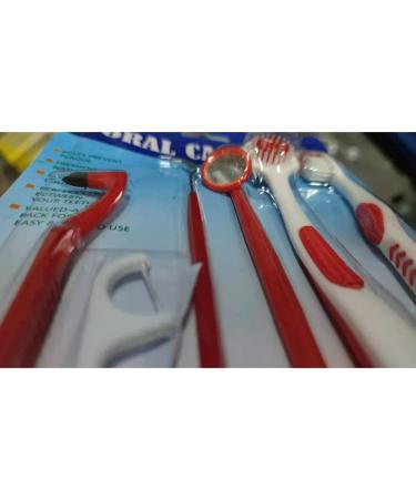 8 PCS Dental Care Tool Set | Oral Hygiene Teeth Whitening & Dental Mirror Kit for Perfect Smile - Buy Online on GoSupps.com