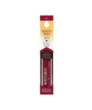 Burt's Bees 100% Natural Glossy Liquid Lipstick - Rushing Rose | International Shipping Available - 0.21 oz - Buy Online on GoSupps.com