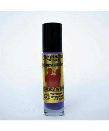 1 PIECE BRYBRADAN I DOMINATE MY PARTNER YO DOMINO MI PAREJA PHEROMONE OIL ROLL-ON BOTTLE 1/3 OZ 10ML