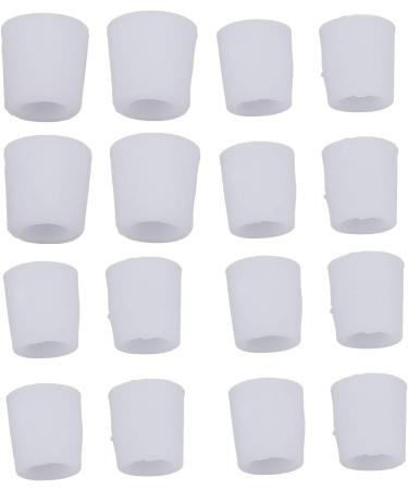 8 Pairs Silicone Toe Cuffs & Caps for Men & Women | Relief for Bubbles Hammer Toe & Ingrown Nails - Buy Online on GoSupps.com