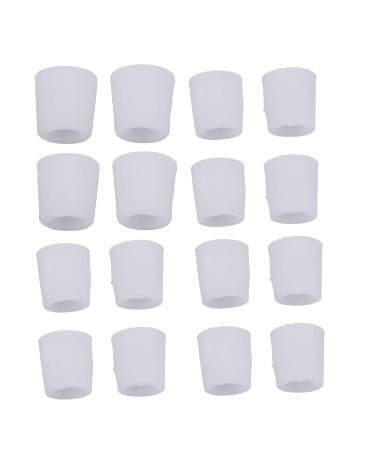8 Pairs Silicone Toe Cushion Tubes for Pain Relief & Toe Protection - Anggrek Toe Sleeves for Corns, Blisters, Hammer Toe - Men & Women - Buy Online on GoSupps.com