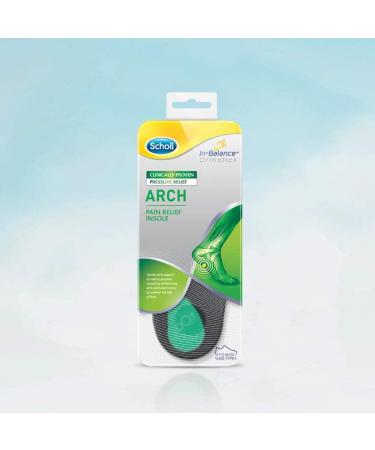 Scholl Orthotic Insoles for Arch Pain Relief - Women and Men, 1 Count - Buy Online on GoSupps.com