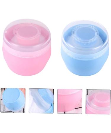  BIUDECO 2 Sets Body Powder Bottle Bulk Powder Bottle Compact Powder Puff Box For Child Makeup Powder Puff For Baby Powder For Baby Powder - Buy Online on GoSupps.com