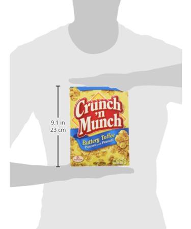 Crunch n Munch Buttery Toffee Popcorn & Peanut Snack 6oz Box (Pack of 3) by Crunch 'n Munch - Buy Online on GoSupps.com
