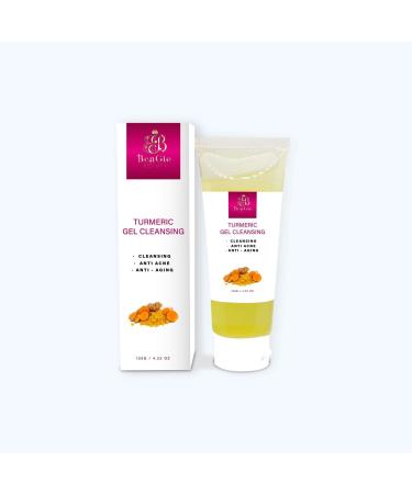 BenGio Beauty Turmeric Gel Cleanser - Gently Cleanses Skin Reduces Acne with Tea Tree Oil | International Shipping - Buy Online on GoSupps.com