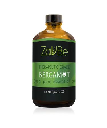 MABUA Bergamot Oil (Citrus berginea) 100% Pure Natural Therapeutic Grade 120 mL (4 oz)