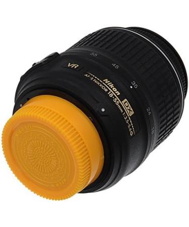 Fotodiox Designer Yellow Rear Lens Cap for Nikon F-Mount Lenses - Compatible with Non-AI, AI, AIS, AF, AFD, AFS, G, DX, FX - Buy Online on GoSupps.com