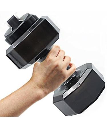 2.2L / 75Oz Dumbbell Shape Water Bottle, PETG Eco-friendly Sports Fitness Exercise Water Jug for Gym, Yoga, Running, Outdoors, Cycling, and Camping