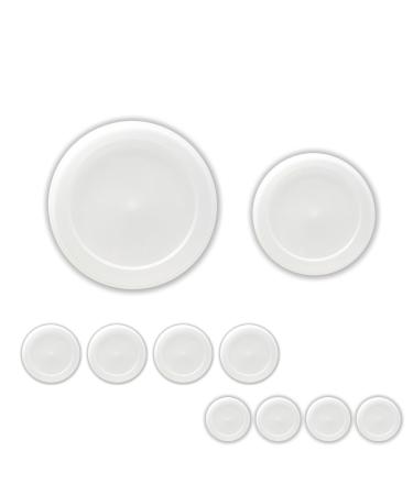 XILMARK (4 + 4) Can Covers Pet Can Lids 800 & 400 Grs Can Lids for Tins Plastic Lids for Tin Cans Can Tops Covers Can Cover Dog Food Cat Food Can Lids Pet Food Can Lids Reusable Can lids