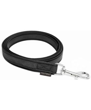 Buy Mystique Rubberized Leash 20mm with Hand Loop & Standard Carabiner - 3m Black | Durable & Stylish Dog Leash for International Shipping - Buy Online on GoSupps.com